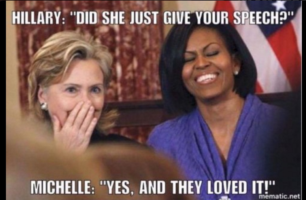 Melania Plagiarized Michelle Obama - Meme 5