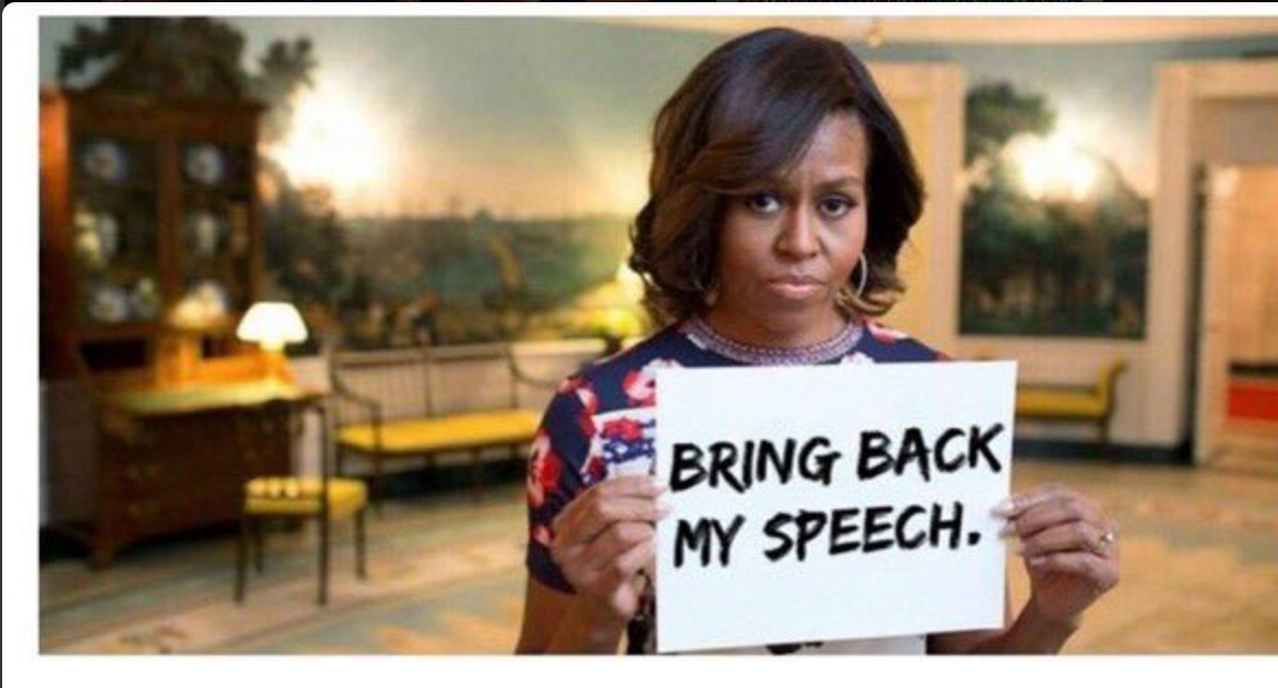 Melania Plagiarized Michelle Obama - Meme 9