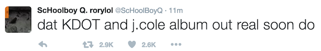 ScHoolboy Q hacked J. Cole Kendrick Lamar